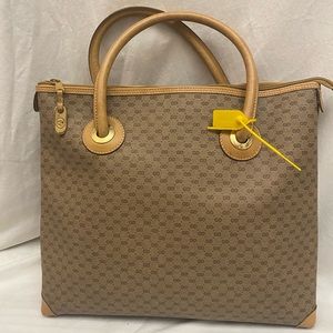 Gucci Micro GG Vintage Tote Microguccissima Coated Canvas